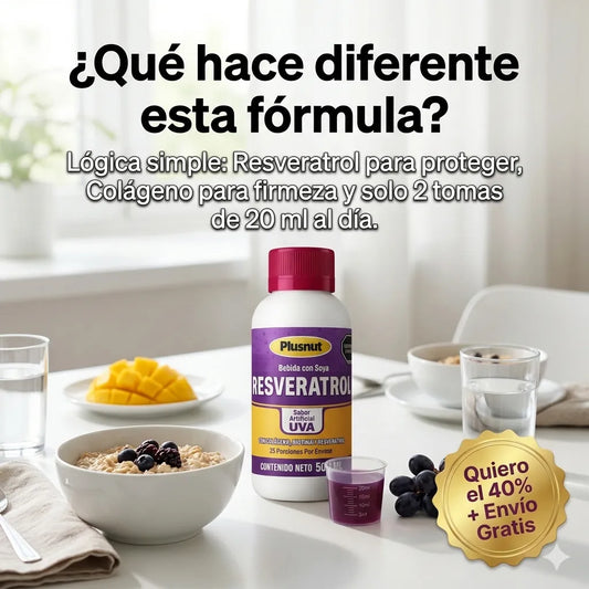 RESVERATROL + COLÁGENO HIDROLIZADO +BIOTINA 500ML