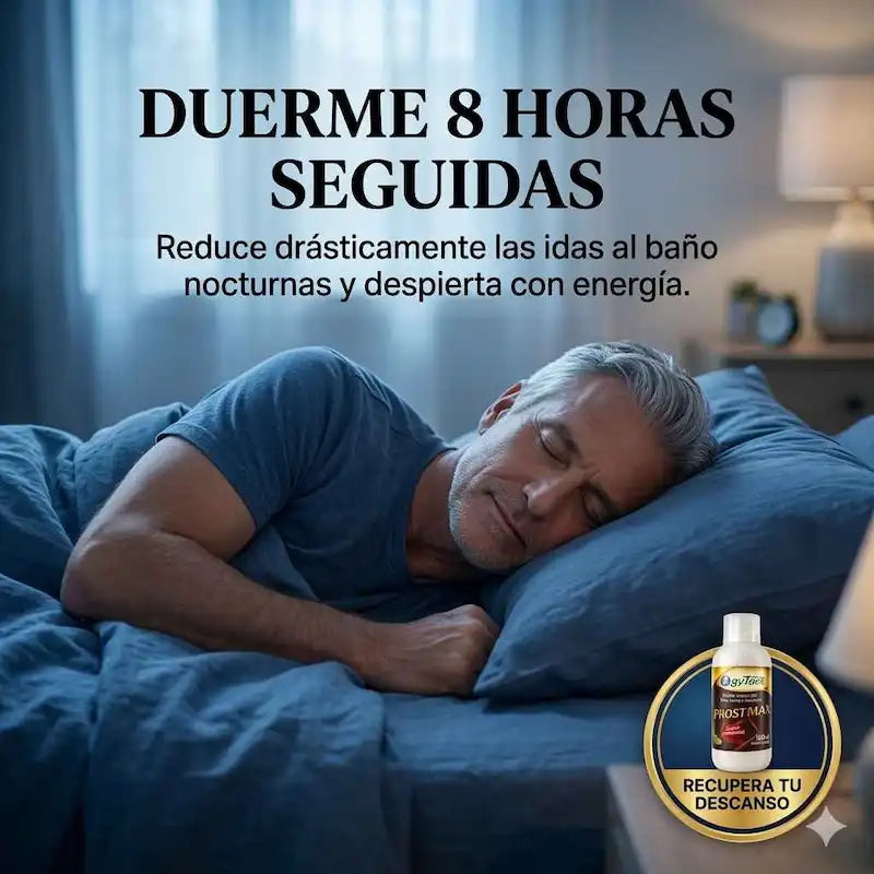 '¿Cansado de Levantarte Cada Noche? Recupera el Control de Tu Próstata y Duerme Toda la Noche, Naturalmente.